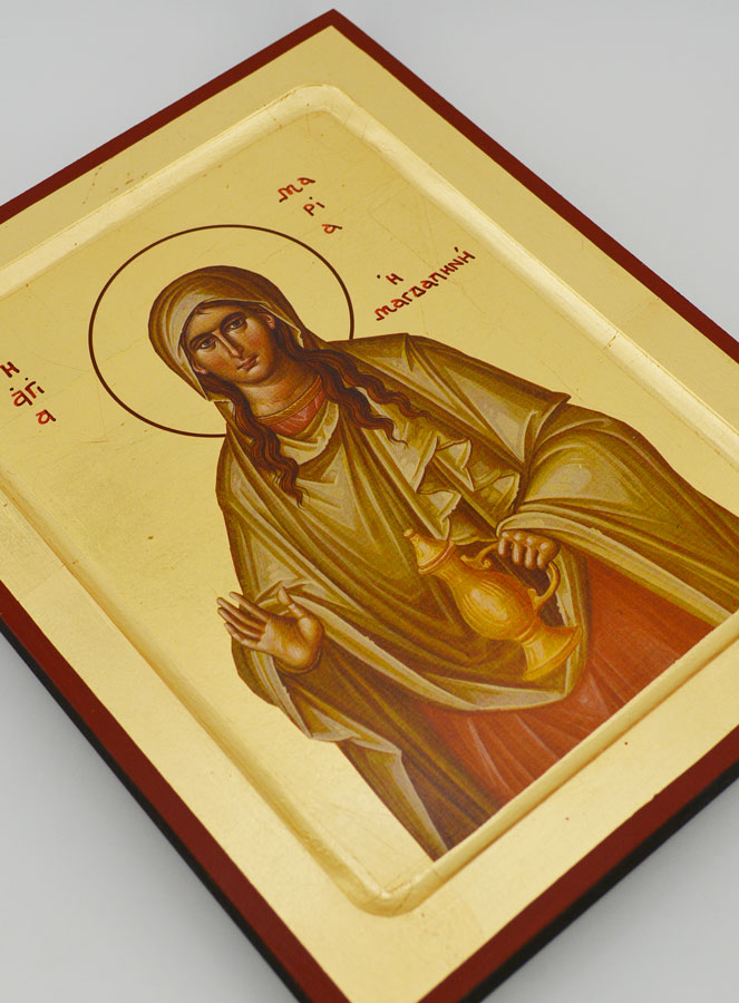 Icono Bizantino Santa María Magdalena - 22 cm (pic 3)