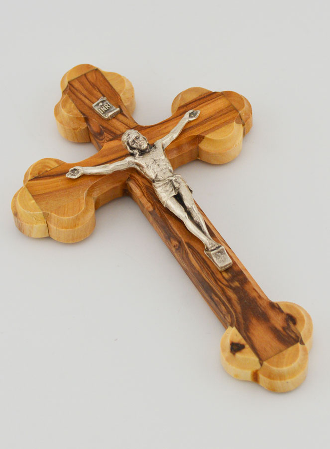 Crucifixo Ortodoxa em Madeira de Oliveira - 13 cm (pic 3)