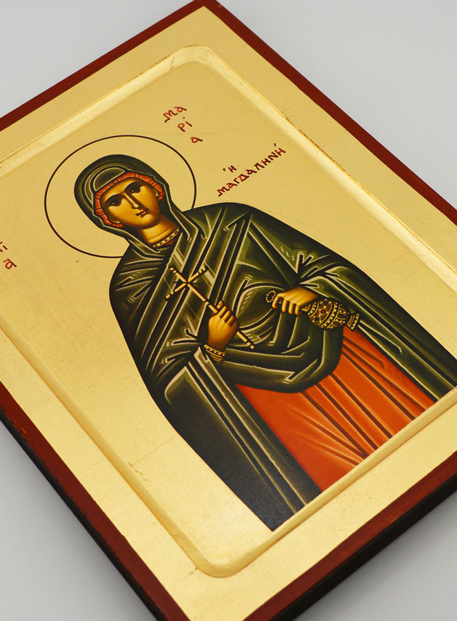 Icono Bizantino Santa María Magdalena  - 22 cm (pic 3)