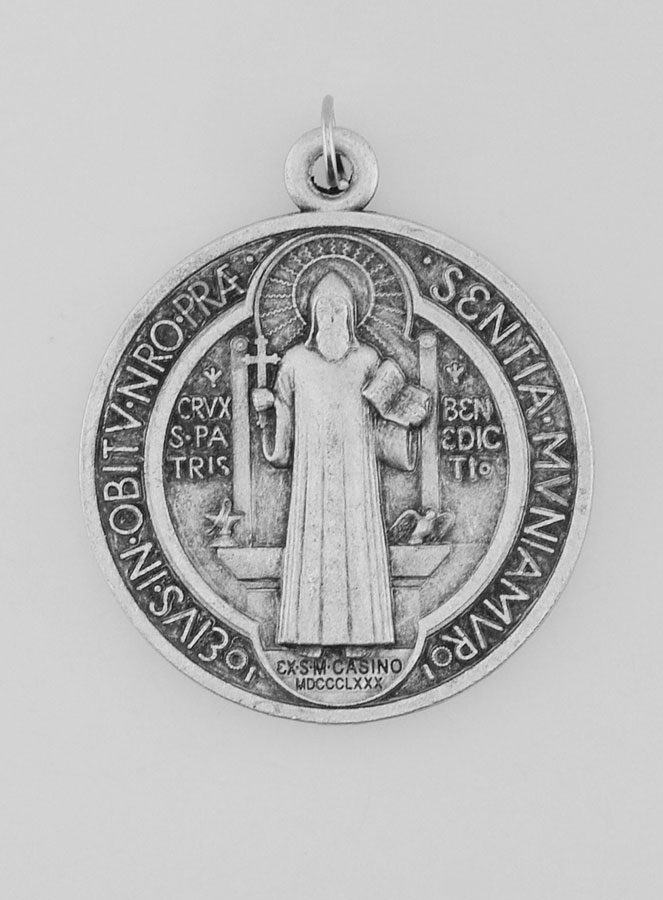 Medalla de San Benito de Metal - 3,6 cm (pic 3)