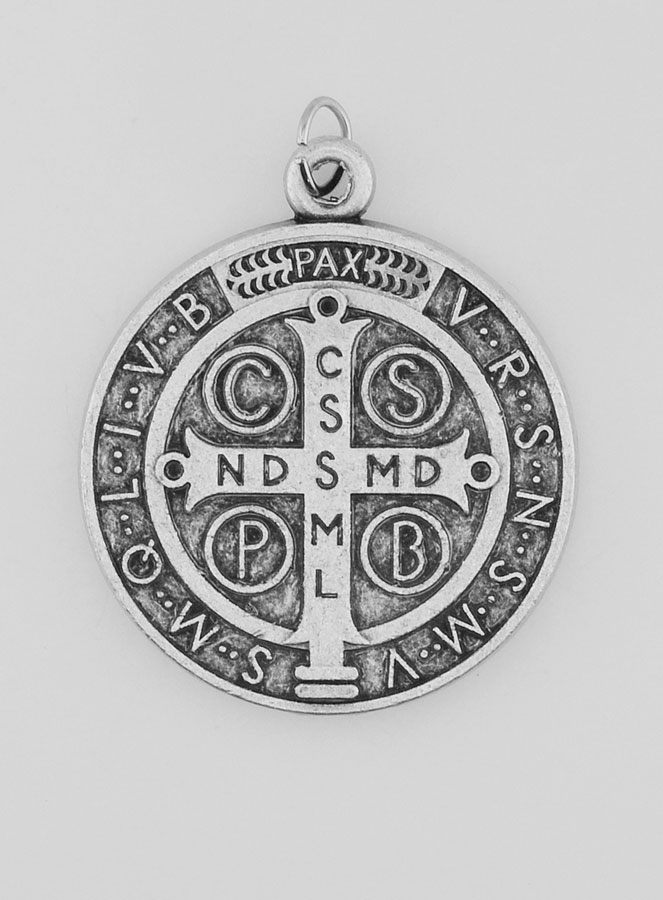 Medalla de San Benito de Metal - 3,6 cm (pic 4)
