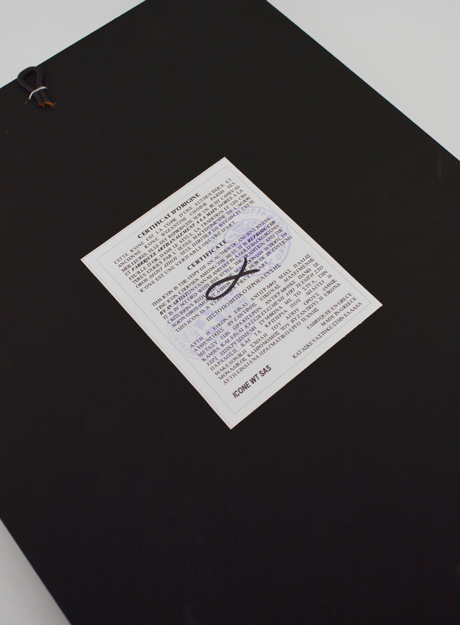 Icono Bizantino Santa Irene de Tesalónica - 30 cm (pic 4)