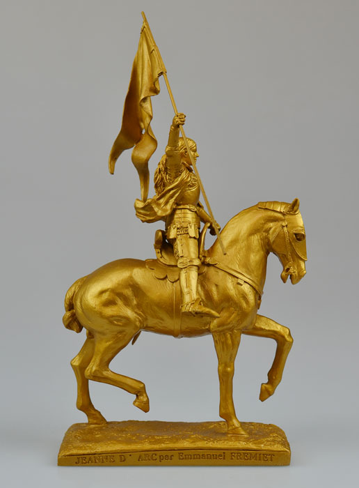 Estatuilla Santa Juana de Arco Pintada a Mano - 18 cm (pic 2)