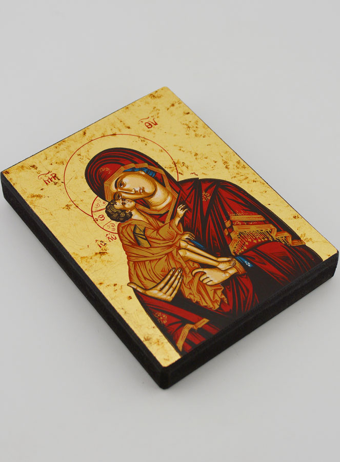 Icono Ortodoxo Virgen de Kazan - 12 cm (pic 3)