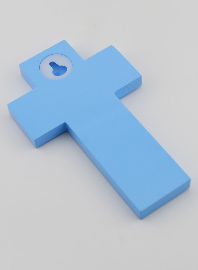 Cruz de Madera Niños del Mundo Azul (pic 4)