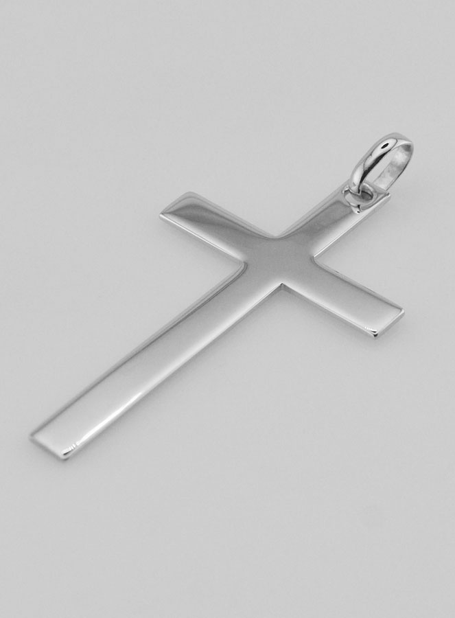 Colgante Cruz Grande de Plata 925 - 50 mm (pic 4)
