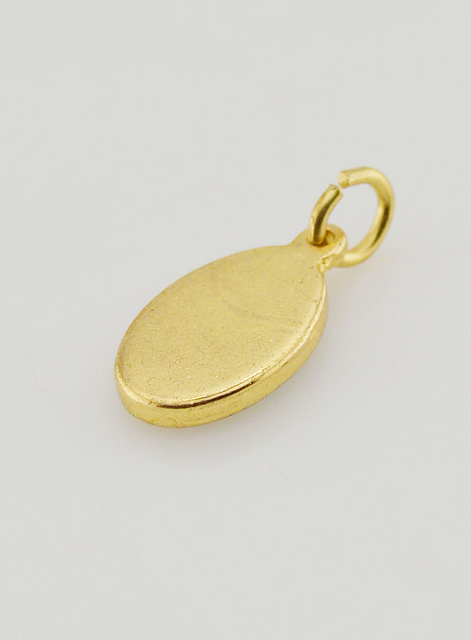 Medalla Nuestra Señora de la Salette Dorée - 14 mm (pic 4)