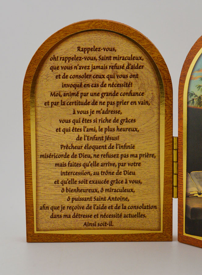 Icono Díptico San Antonio de Pádua + Oración (pic 4)
