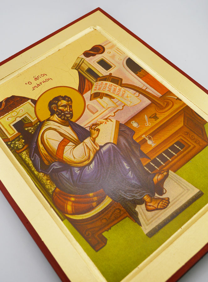 Ícone Bizantino São Marcos o evangelista – 30 cm (pic 3)
