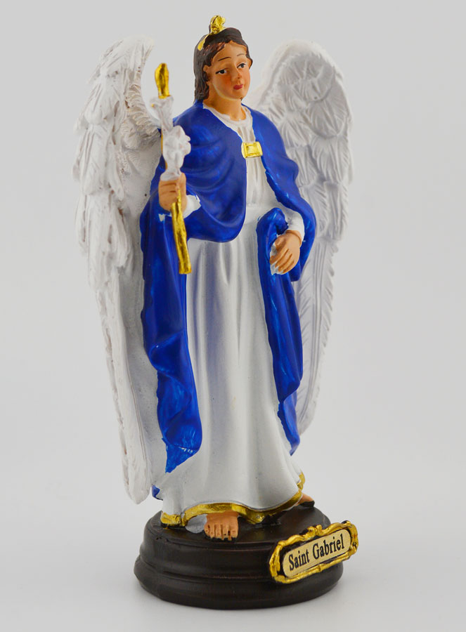 Estatuilla San Gabriel Arcángel - 12 cm (pic 3)