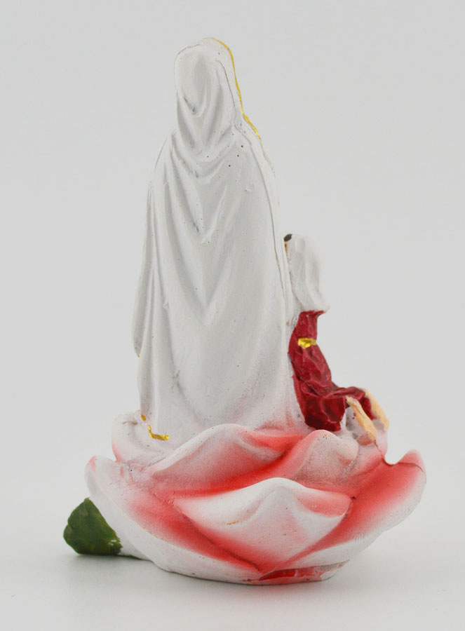 Estatuilla Nuestra Señora de Lourdes y Santa Bernadette - 9 cm (pic 4)