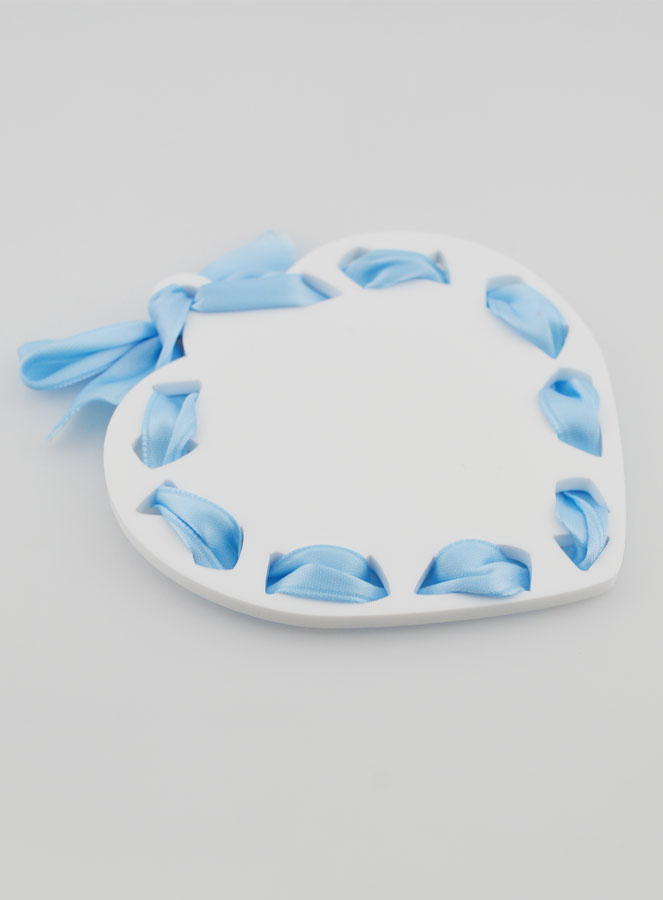 Icono Ángel de la Guarda Azul - Regalo de Bautizo Niño - 11 cm (pic 4)