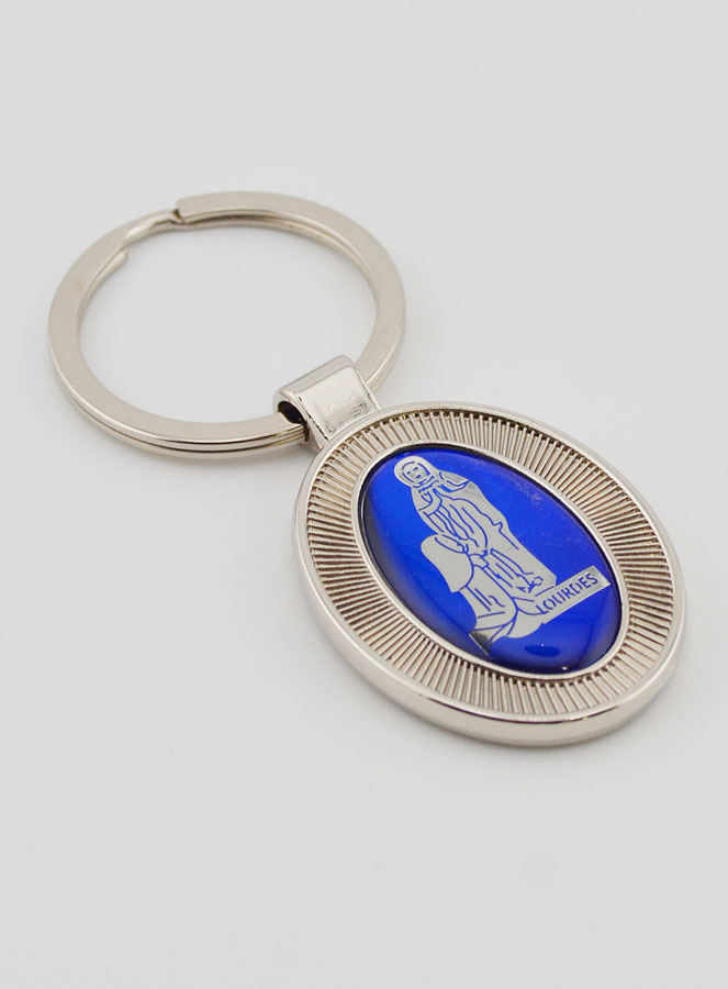 Llavero de Nuestra Señora de Lourdes - Óvalo XXL (pic 3)