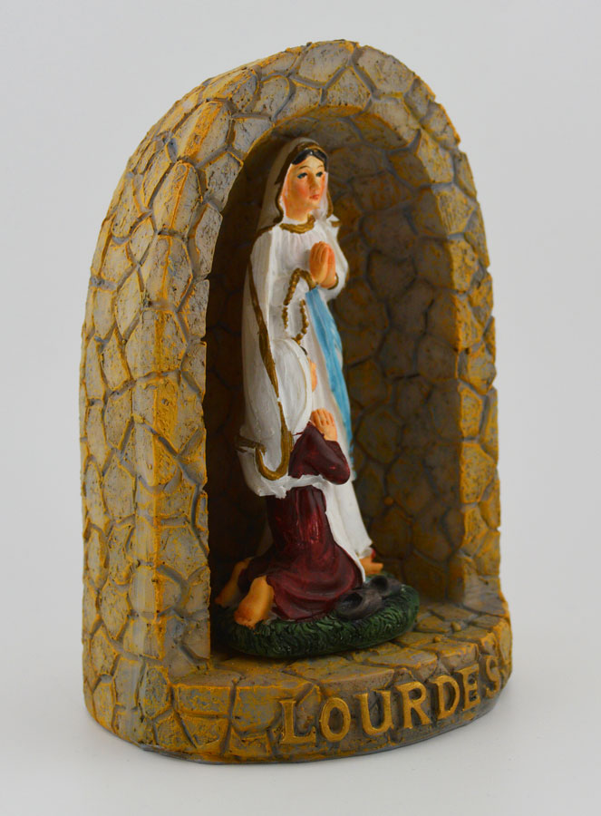 Estátua Gruta das Aparições de Nossa Senhora de Lourdes - 15 cm (pic 3)