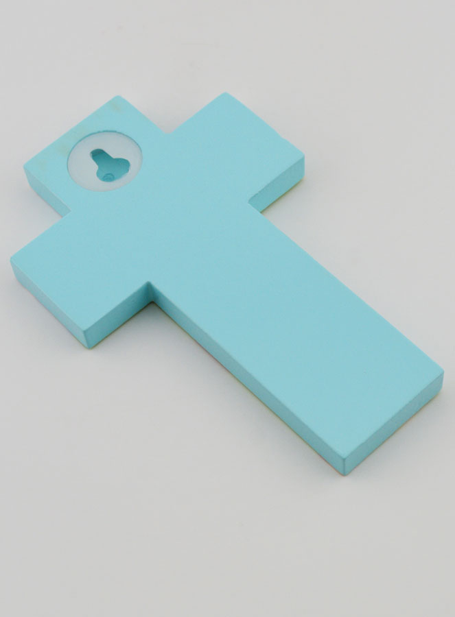 Cruz Infantil em Madeira Arca de Noé - 12 cm (pic 4)