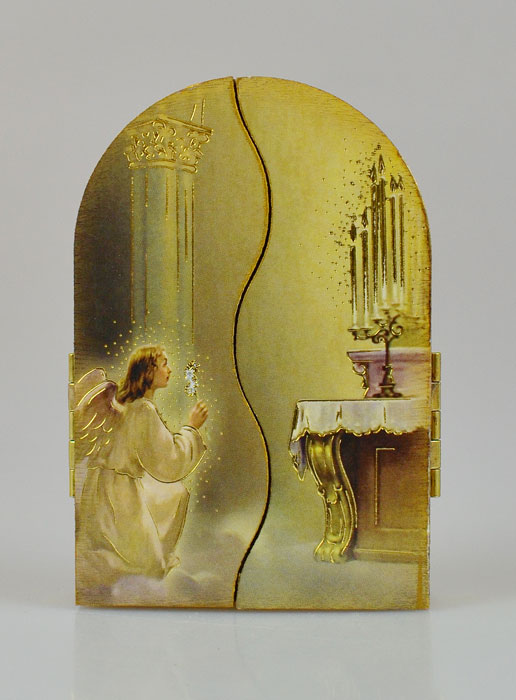 Icono Tríptico San Juan Pablo II - 12 cm (pic 3)