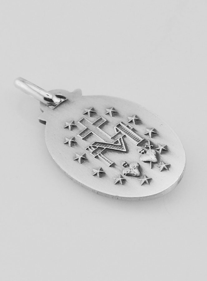 Medalla Milagrosa de Plata de Ley - 21 mm (pic 4)