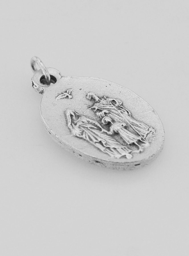 Medalla Religiosa San José Plateado - 20 mm (pic 4)