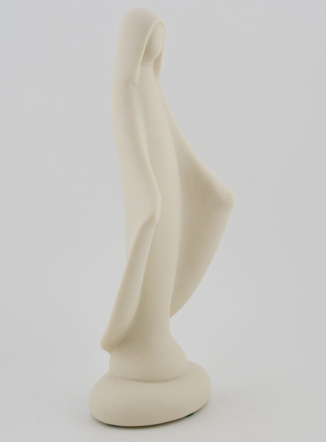 Estatuilla Virgen María Milagrosa Artesanal - Porcelana - 16 cm (pic 3)