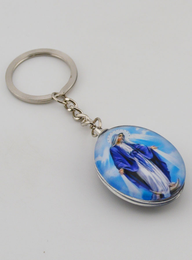 Llavero Recuerdo Nuestra Señora de Lourdes - 25 mm (pic 4)