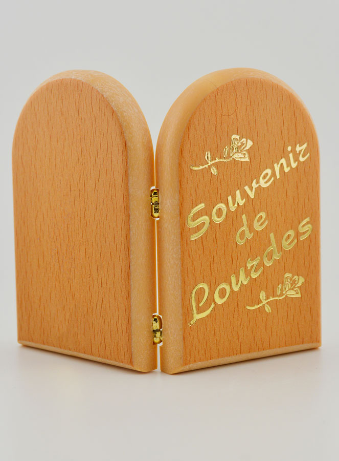 Ícone Díptico Sagrado Coração de Jesus + Oração de Bênção (pic 4)