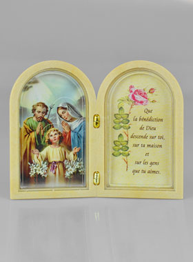 Icono Díptico Sagrada Familia + Oración de Bendición (pic 1)