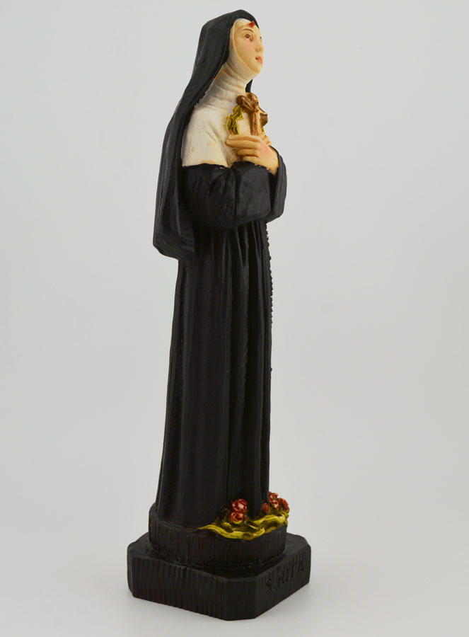 Estatuilla de Santa Rita - Santa de las Causas Desesperadas - 22 cm (pic 3)