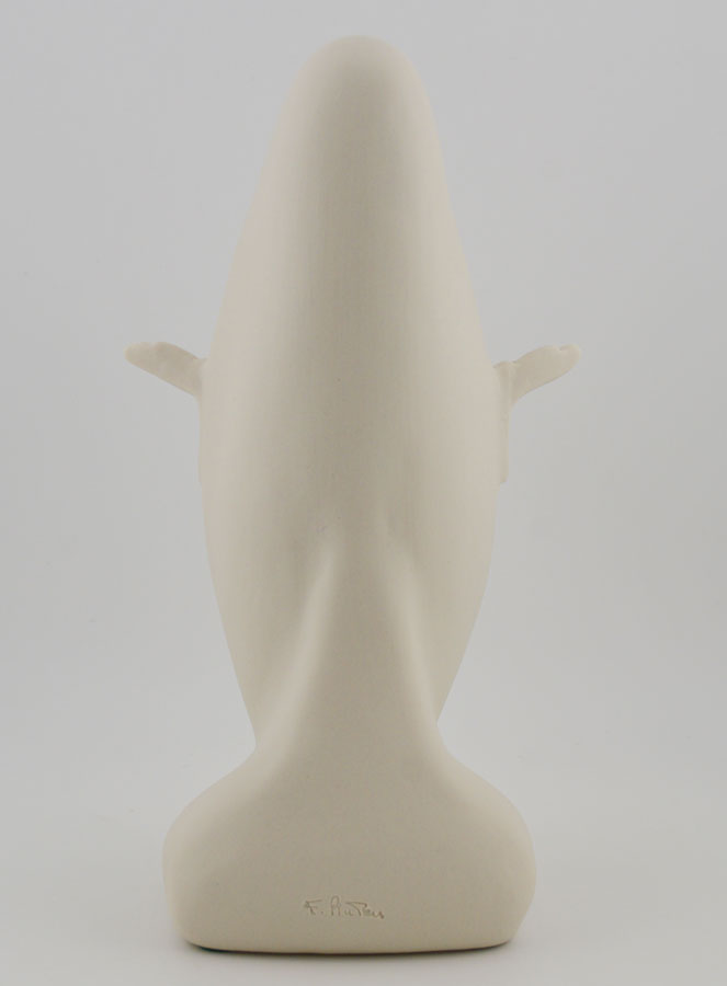 Estátua Moderna da Virgem Maria com o Menino Jesus – Porcelana – 20 cm (pic 4)