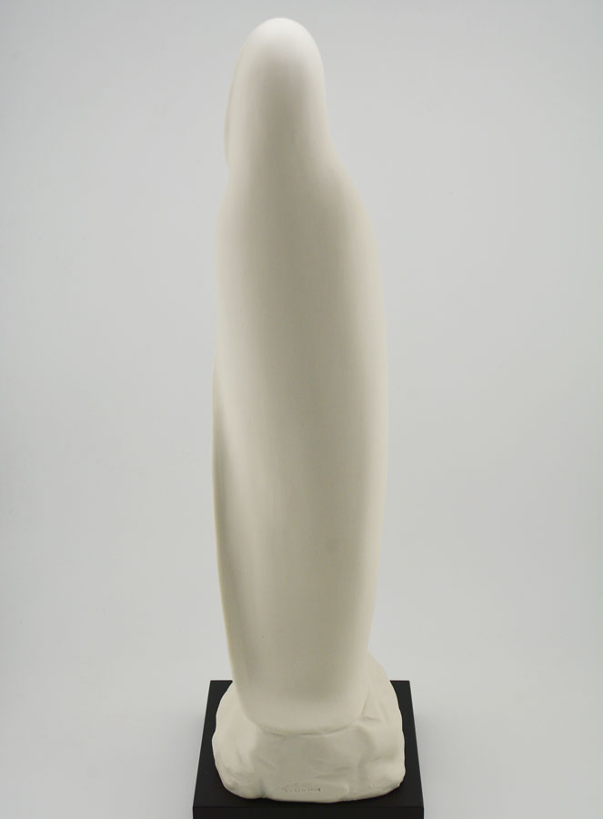 Estátua Nossa Senhora de Lourdes Moderna e Artesanal – 35 cm (pic 4)