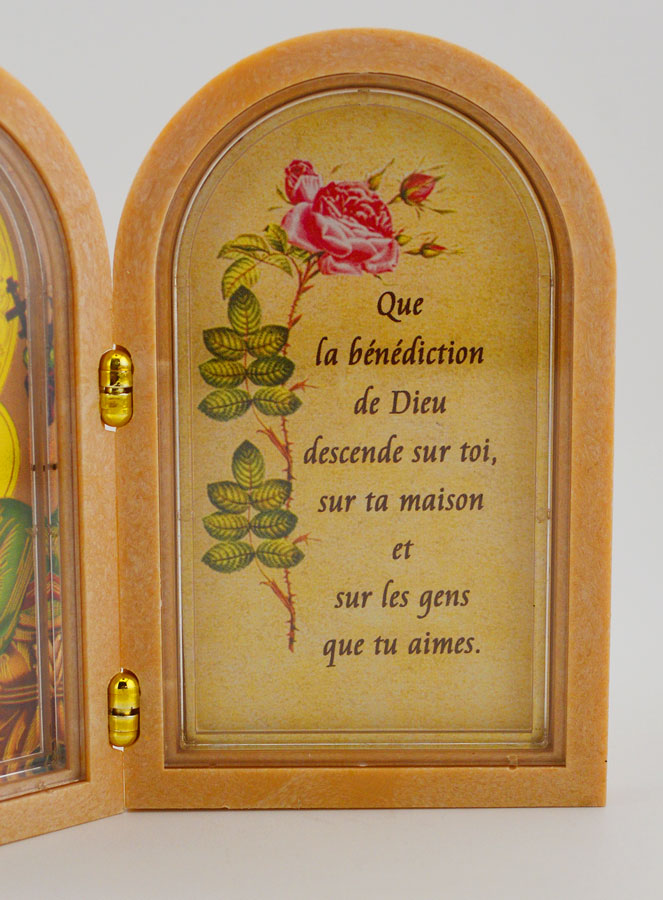 Icono Díptico Virgen de Vladimir + Oración de Bendición (pic 3)
