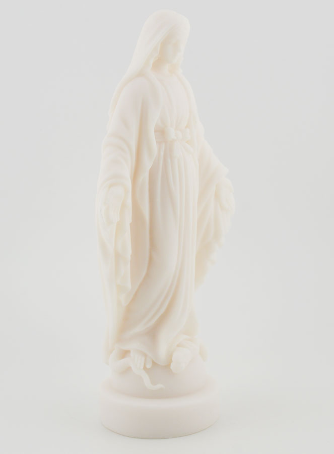 Estatuilla Virgen María Milagrosa de Alabastro - 18 cm (pic 3)