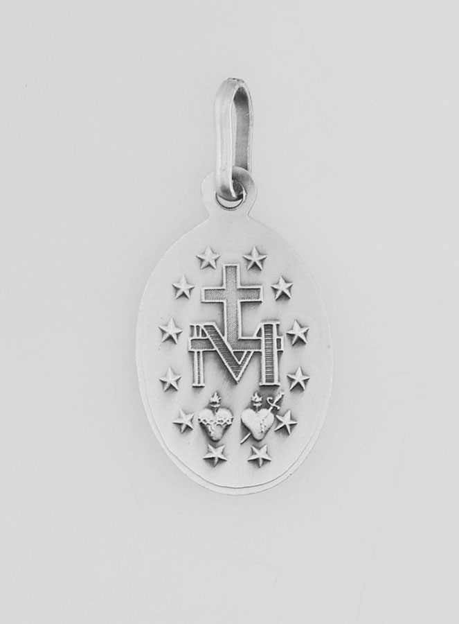 Medalla Milagrosa de Plata de Ley 925/1000- 17 mm (pic 4)