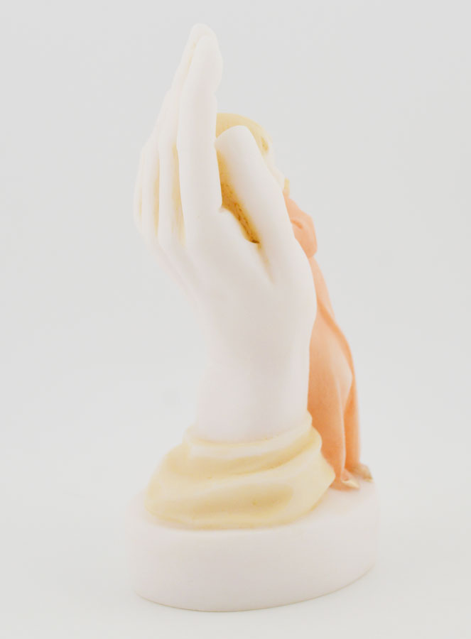 Estatuilla Mano de Dios Protectora - Pintada a Mano - Modelo Niña (pic 3)