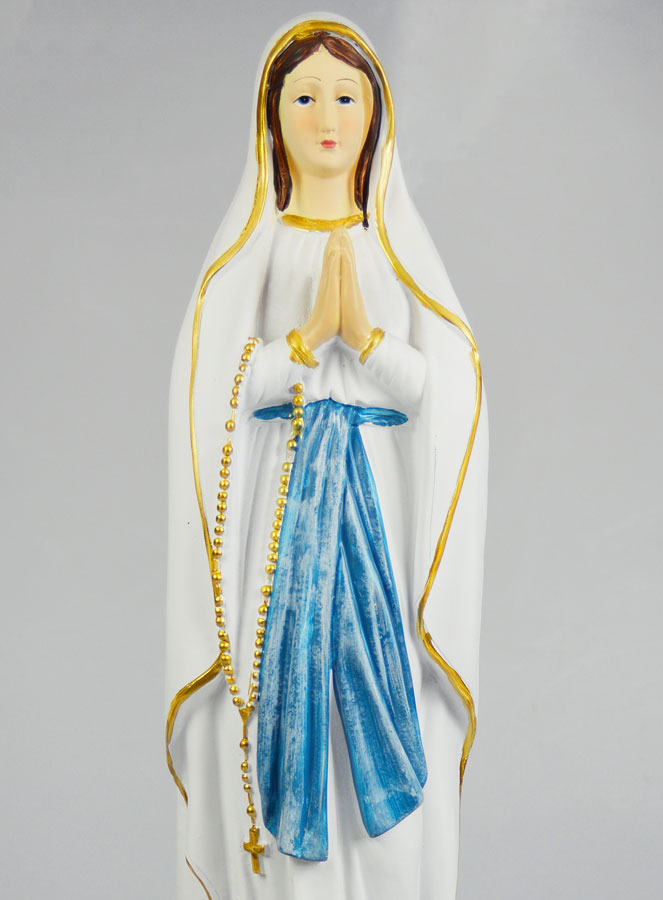Estatuilla Nuestra Señora de Lourdes en Base - 60 cm (pic 3)
