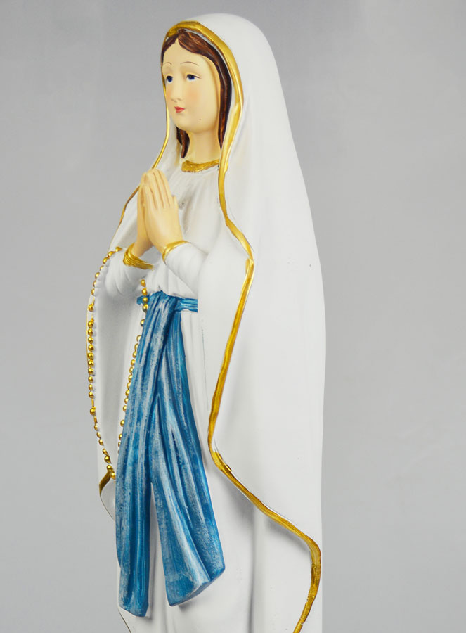 Estatuilla Nuestra Señora de Lourdes en Base - 60 cm (pic 4)