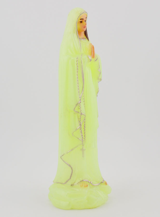 Estátua Virgem Maria de Lourdes Fluo - 15 cm (pic 3)