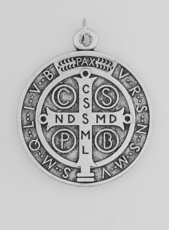 Medalla de San Benito de Metal - 3,6 cm (pic 4)