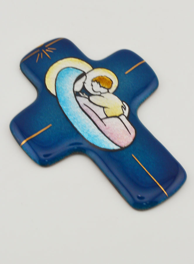 Cruz Virgem com o Menino Jesus em Esmaltes (pic 3)