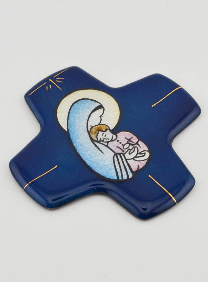 Cruz de Maternidade Quadrada em Esmaltes (pic 3)