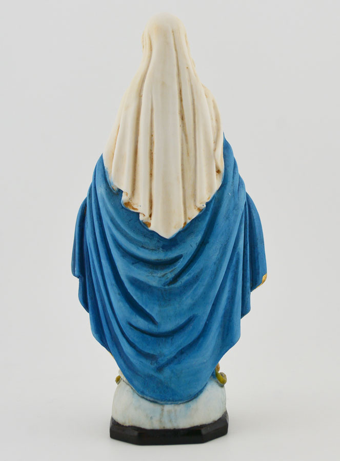 Estatua de la Virgen Milagrosa Policromada (pic 4)