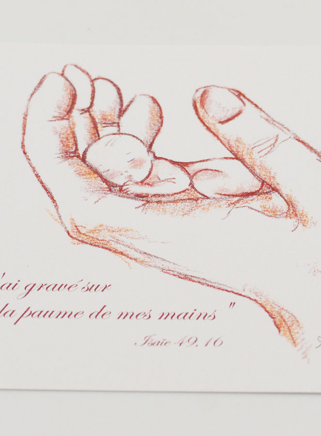 Estampa de Bautizo - La Mano de Dios (pic 2)