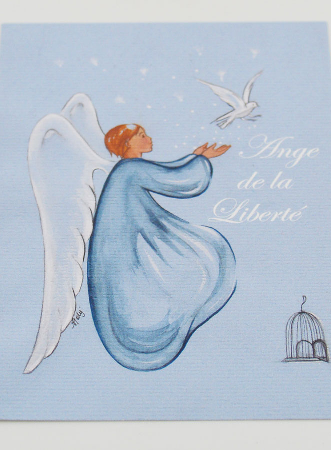 Estampa de Bautizo - Mi Ángel de la Libertad (pic 2)