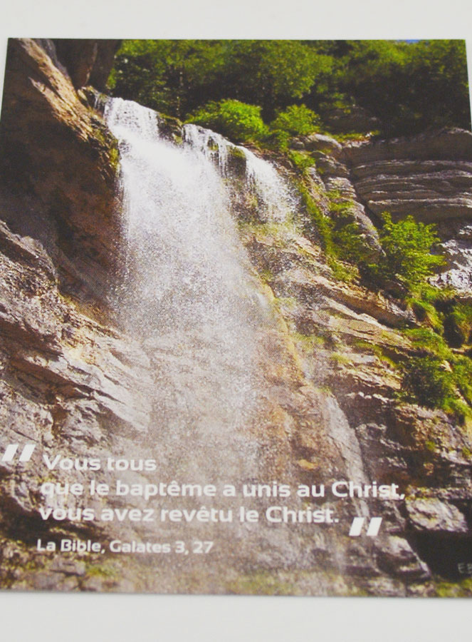 Estampa de Bautizo - Unidos a Cristo, de Cristo os Habéis Revestido (pic 2)