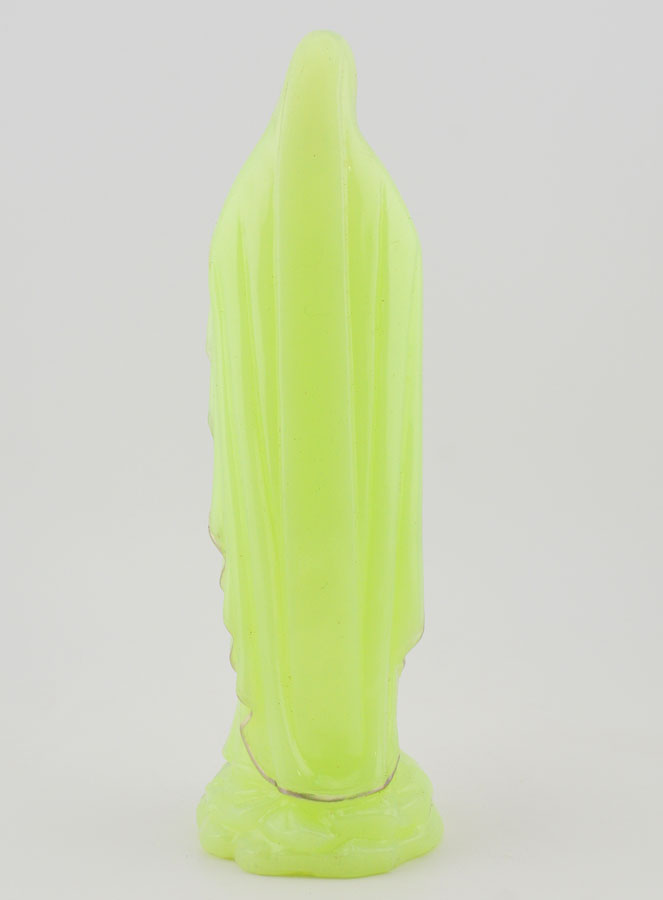 Estatuilla Nuestra Señora de Lourdes Fluorescente - 18 cm (pic 4)