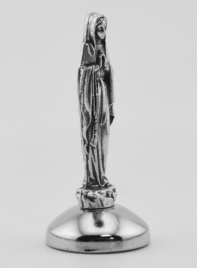 Estatuilla Nuestra Señora de Lourdes y Base Imantada - 5 cm (pic 3)