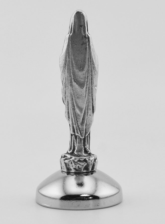 Estatuilla Nuestra Señora de Lourdes y Base Imantada - 5 cm (pic 4)