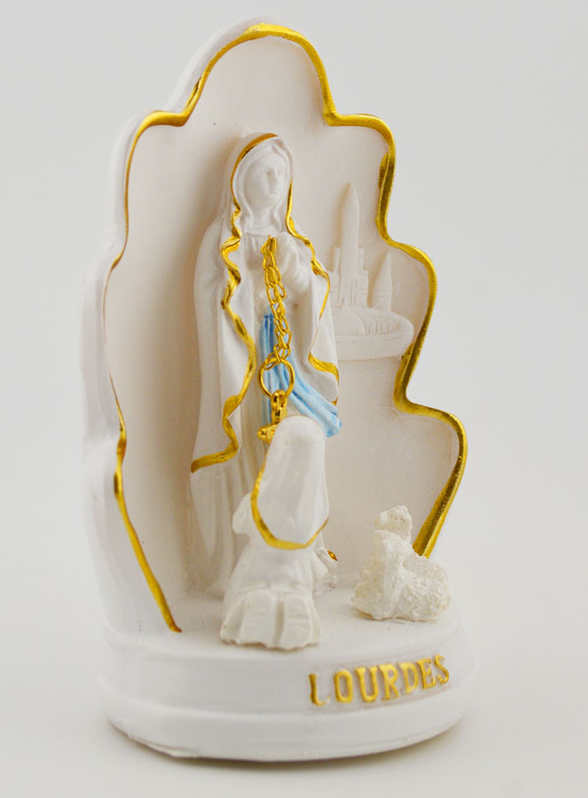 Estatuilla Recuerdo Gruta de Lourdes - 10 cm (pic 3)