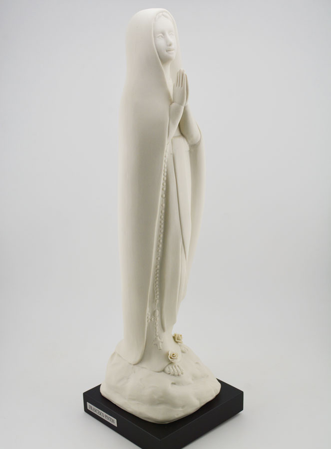 Estátua Artesanal Nossa Senhora de Lourdes Moderna - 35 cm (pic 3)