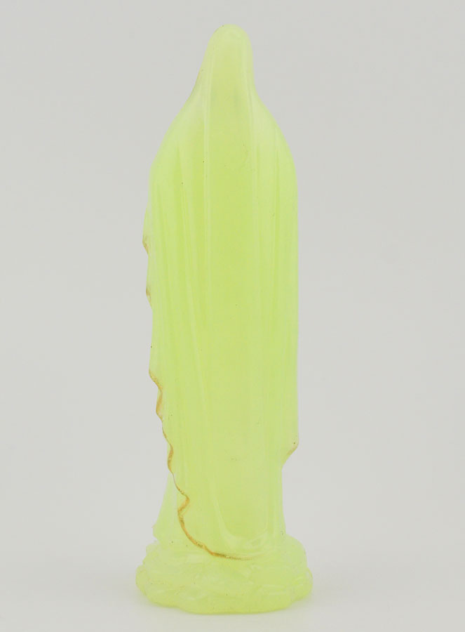 Estatuilla Nuestra Señora de Lourdes Fluorescente - 10 cm (pic 4)