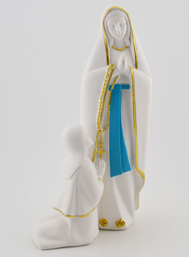 Estátua das Aparições de Nossa Senhora de Lourdes – 20 cm (pic 3)